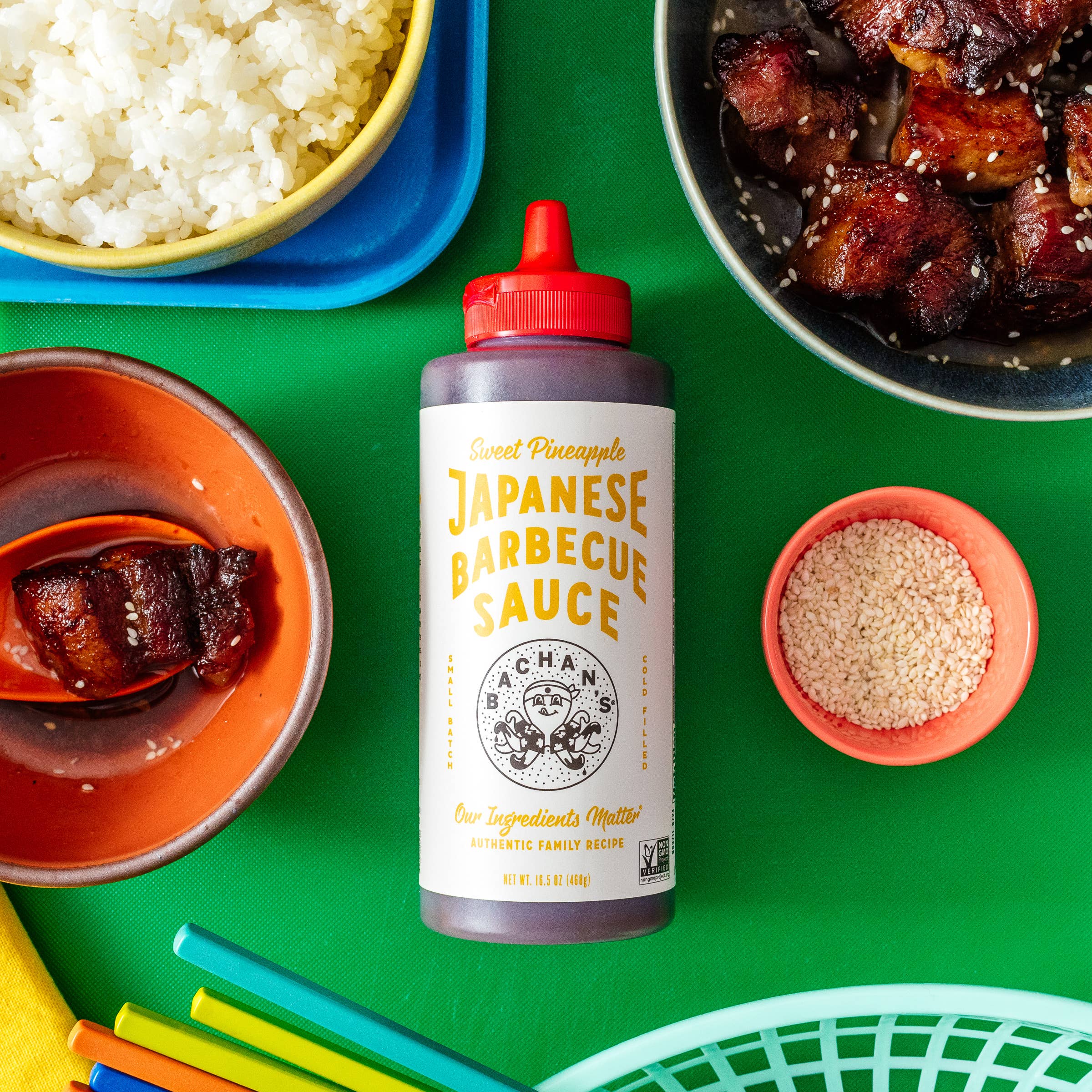 Sweet Pineapple Japanese Barbecue Sauce, 16.5oz - Image 3