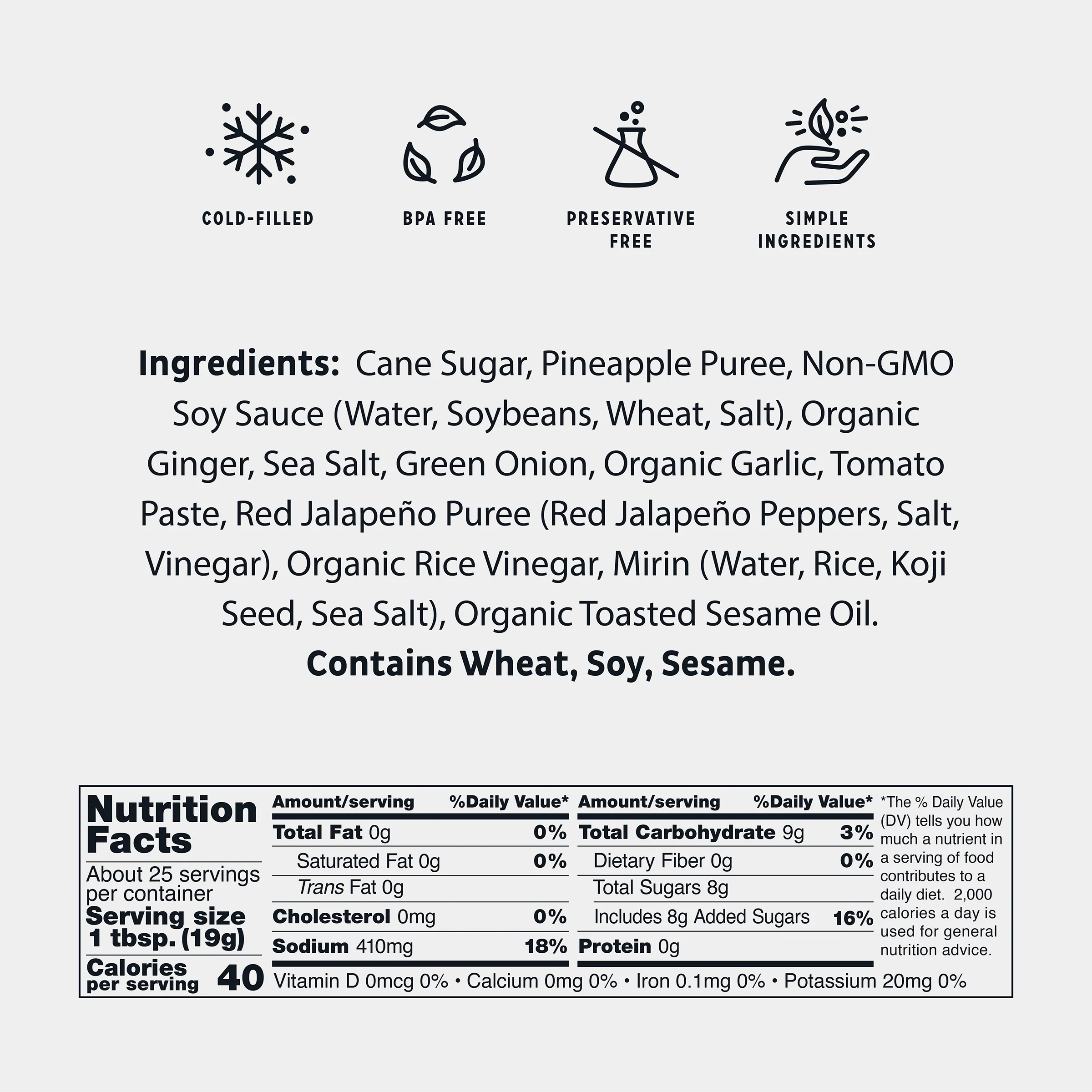 Sweet Pineapple Japanese Barbecue Sauce, 16.5oz - Image 4