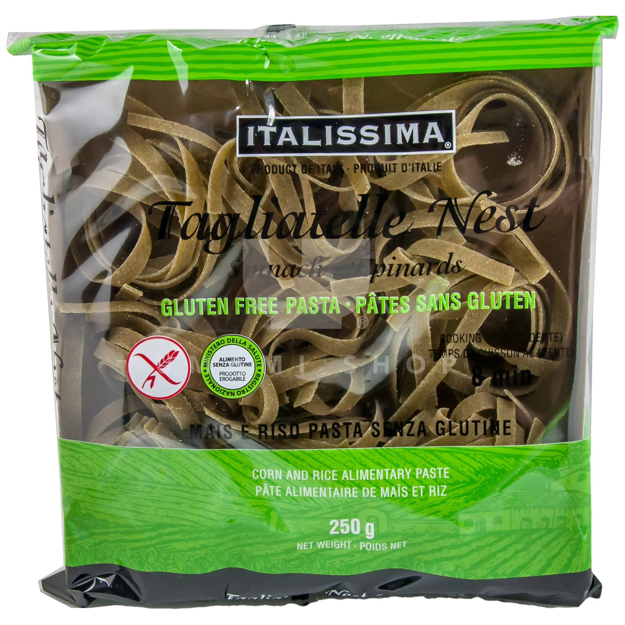 Tagliatelle Pasta Spinach (GF)