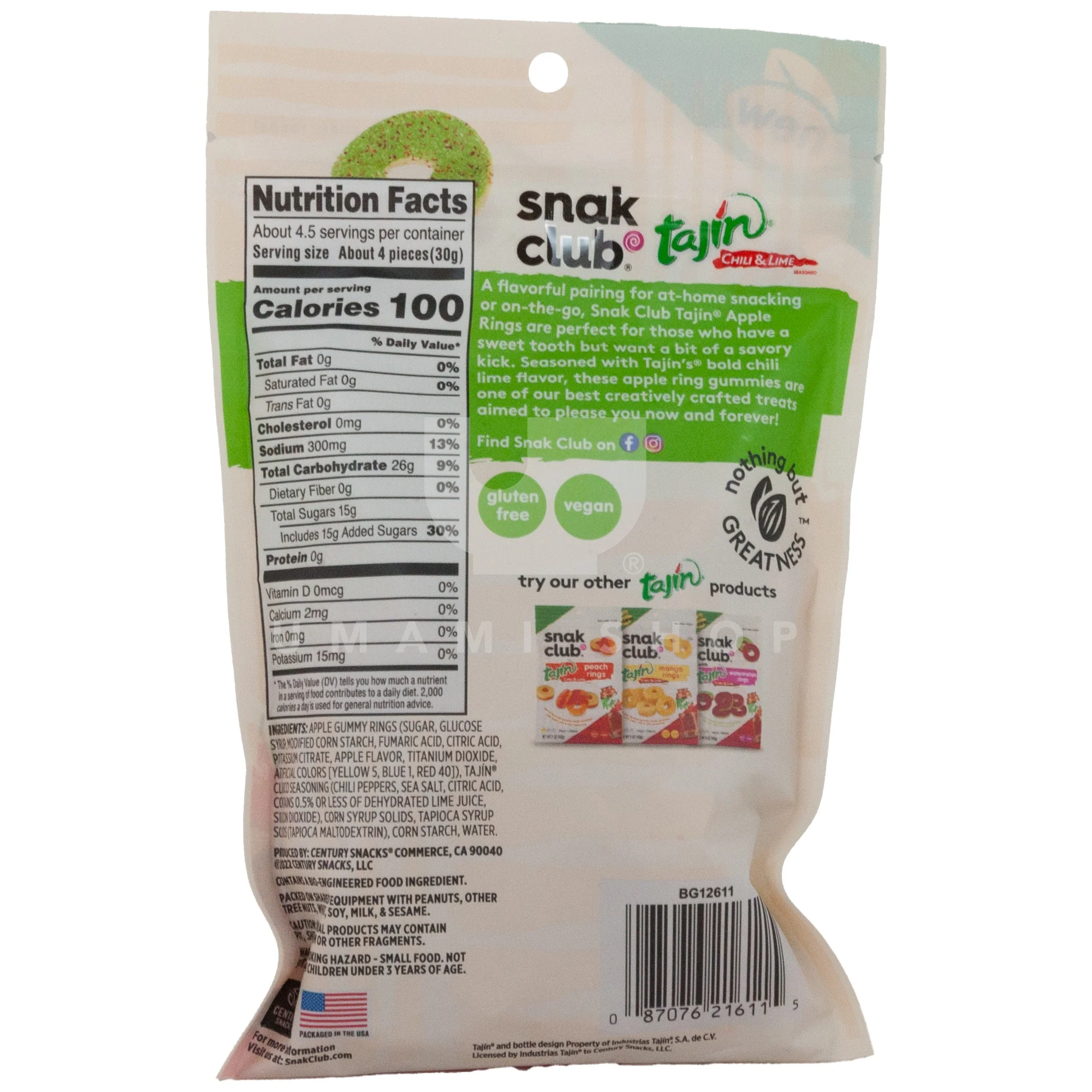 Tajin Apple Rings (GF,V) - Image 2