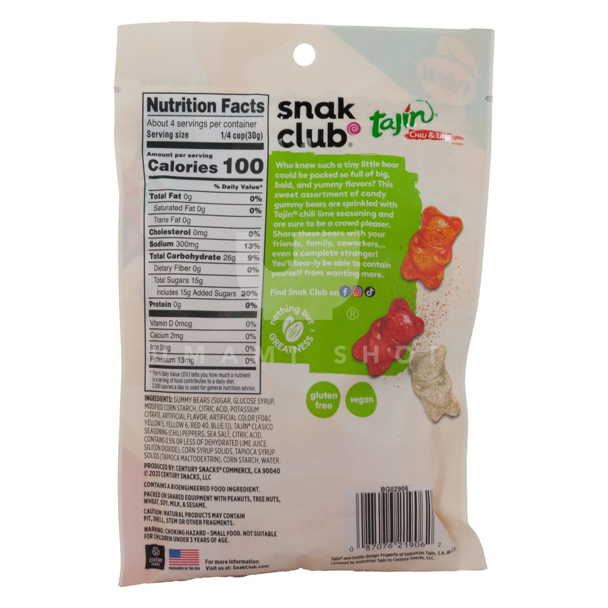 Tajin Gummy Bears  (GF,V) - Image 2