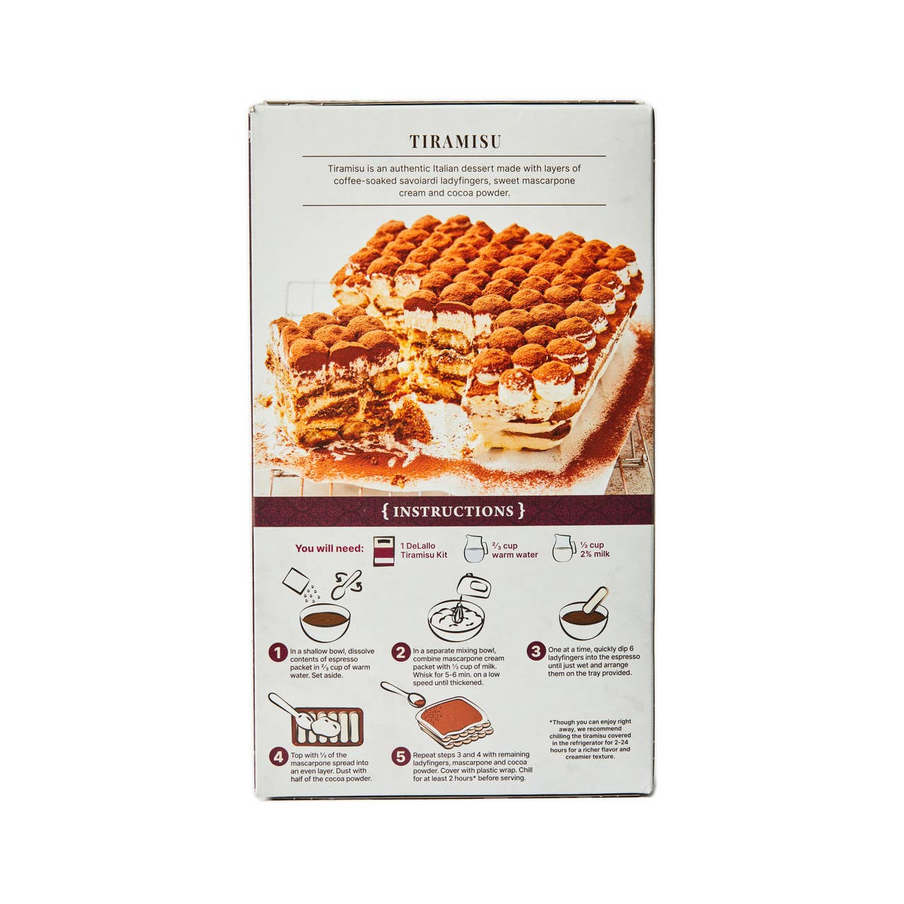 Tiramisu Dessert Kit (6xServings)