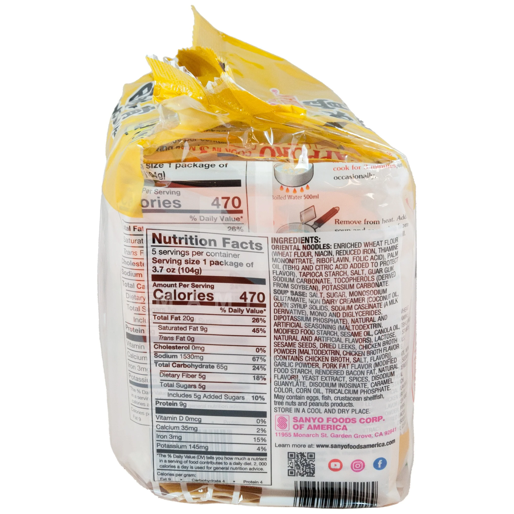 Tonkotsu Ramen Noodle 5Pack - Image 2