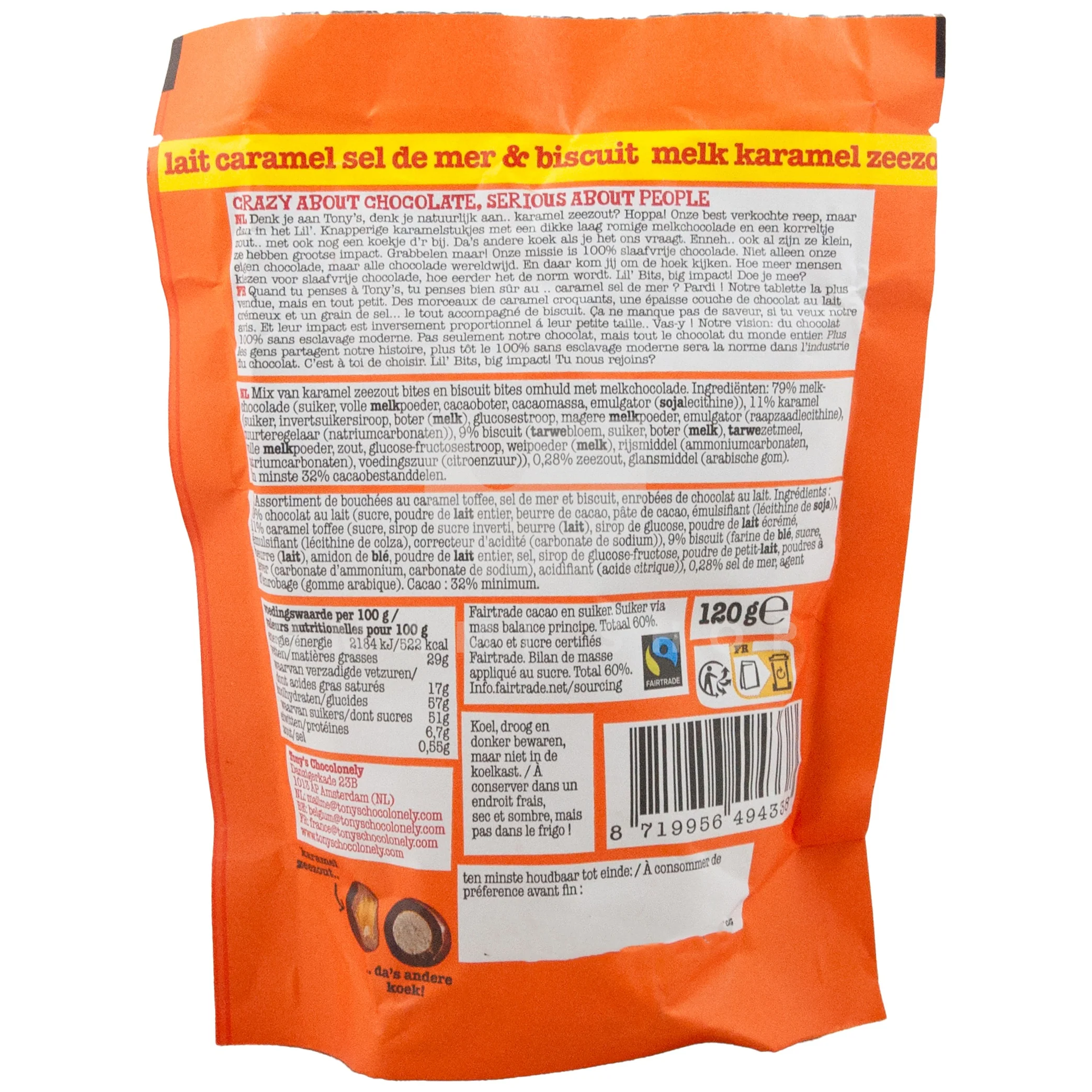 Tony's Lil'Bits Caramel Sea Salt - Image 2
