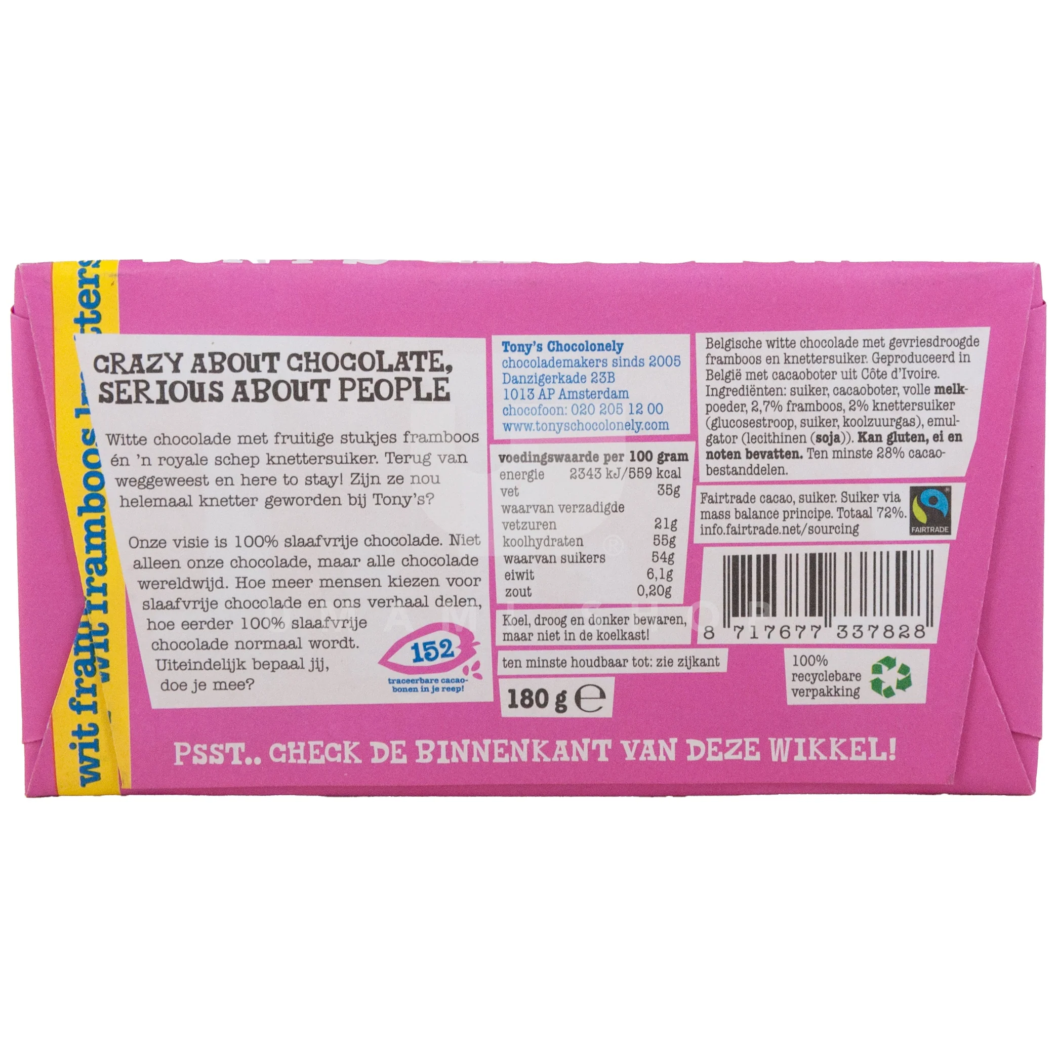 Tony's Raspberry Crackling Sugar (BB:05/2025) - Image 2
