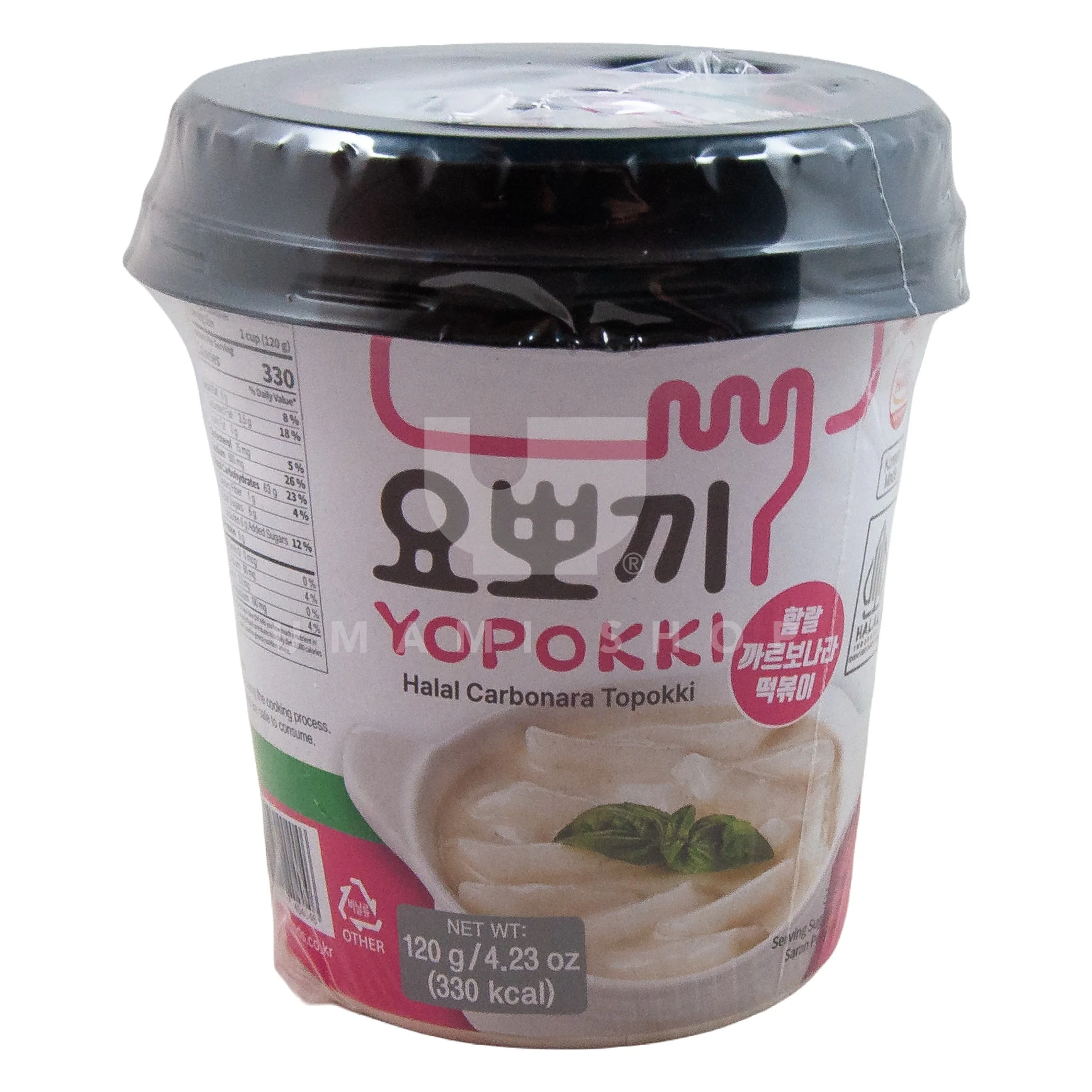 Topokki Carbonara (Rice Cake)