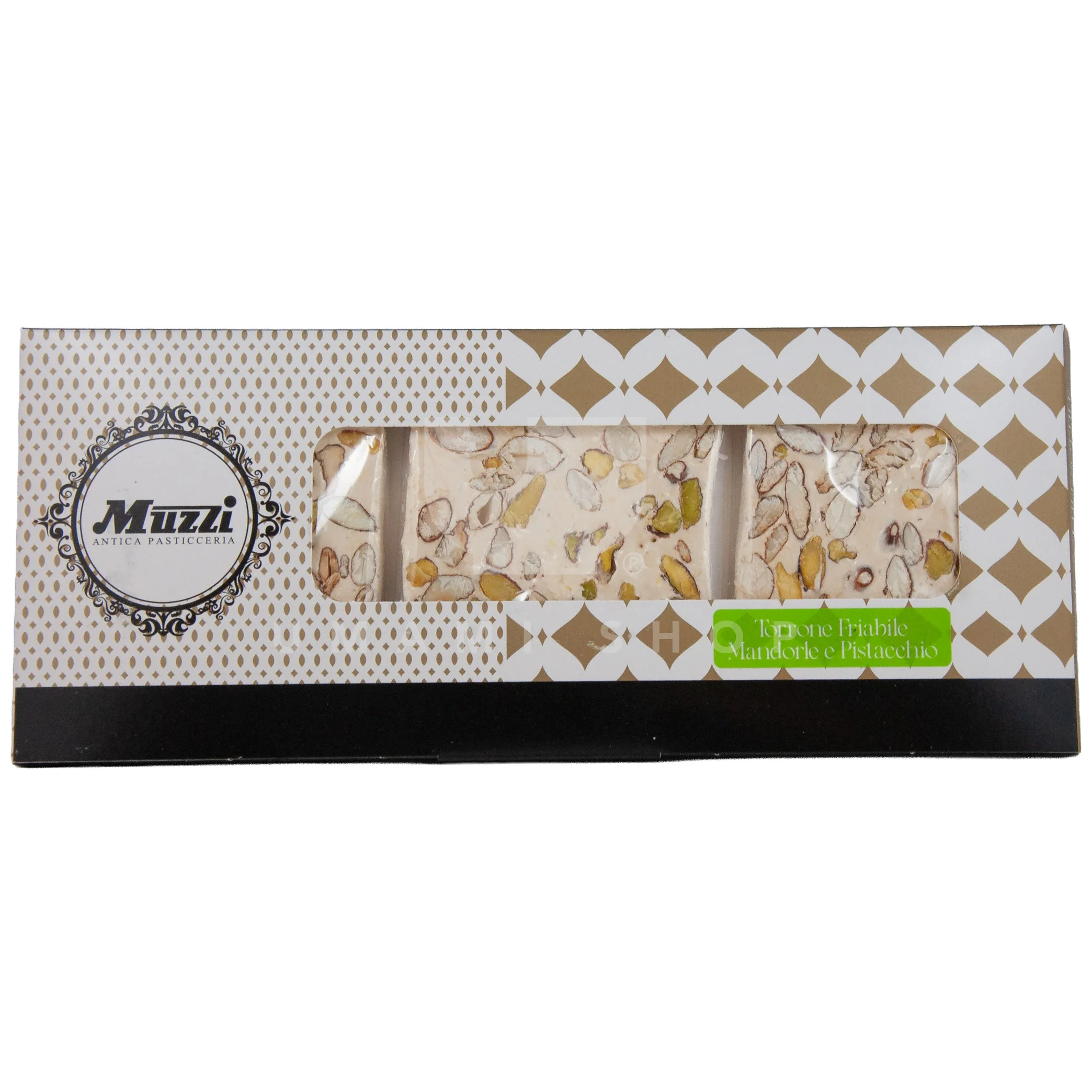 Torrone Crunchy Nougat w/Almonds & Pistachios