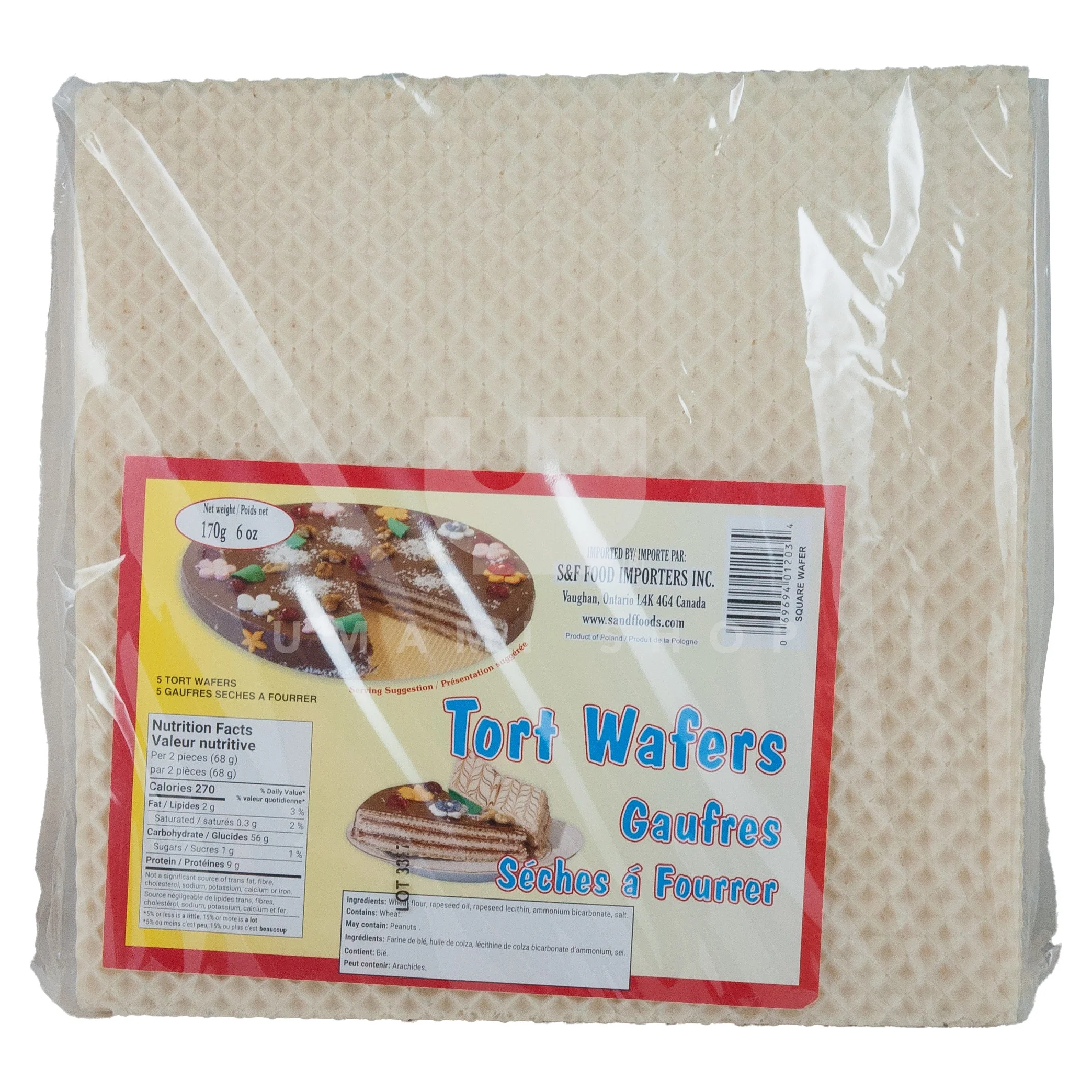 Tort Wafers (Square) 5Pcs