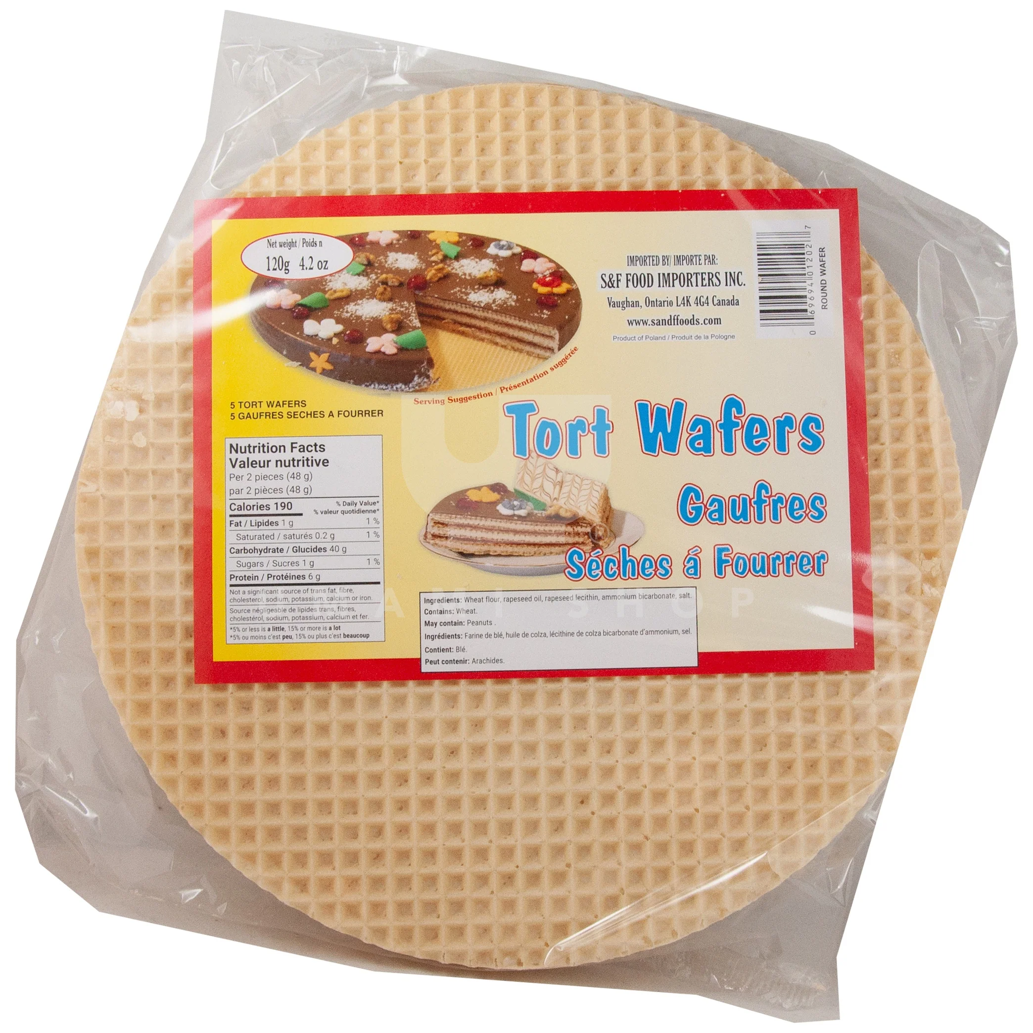 Tort Wafers (Round) 5Pcs