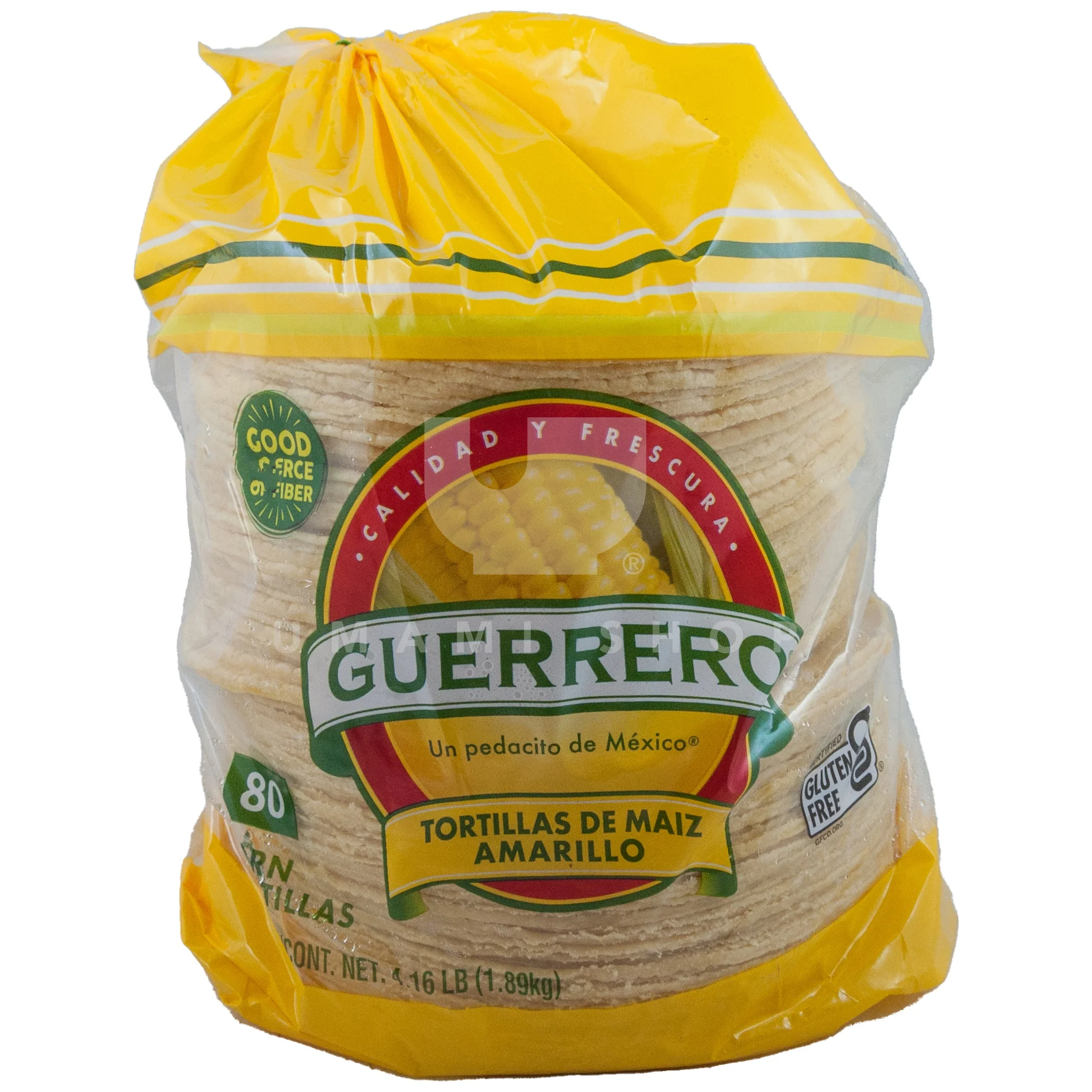 Corn Tortillas Yellow 80Pcs 4.16Lbs (GF)