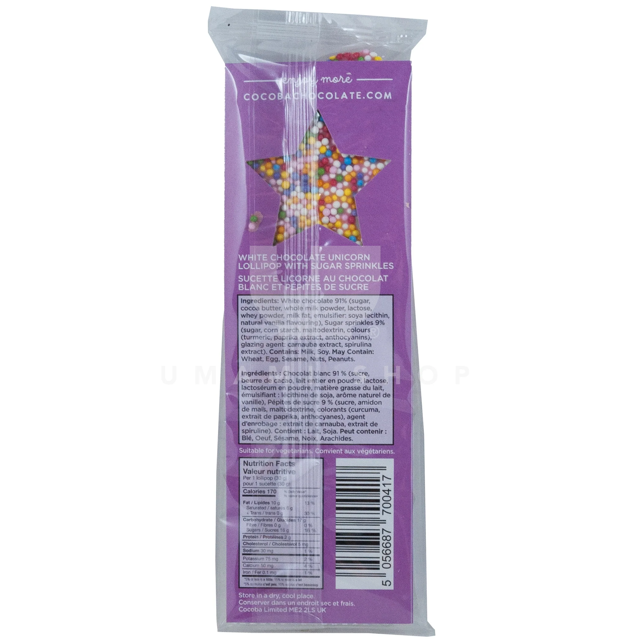 Unicorn Lollipop w/Sprinkles - Image 2