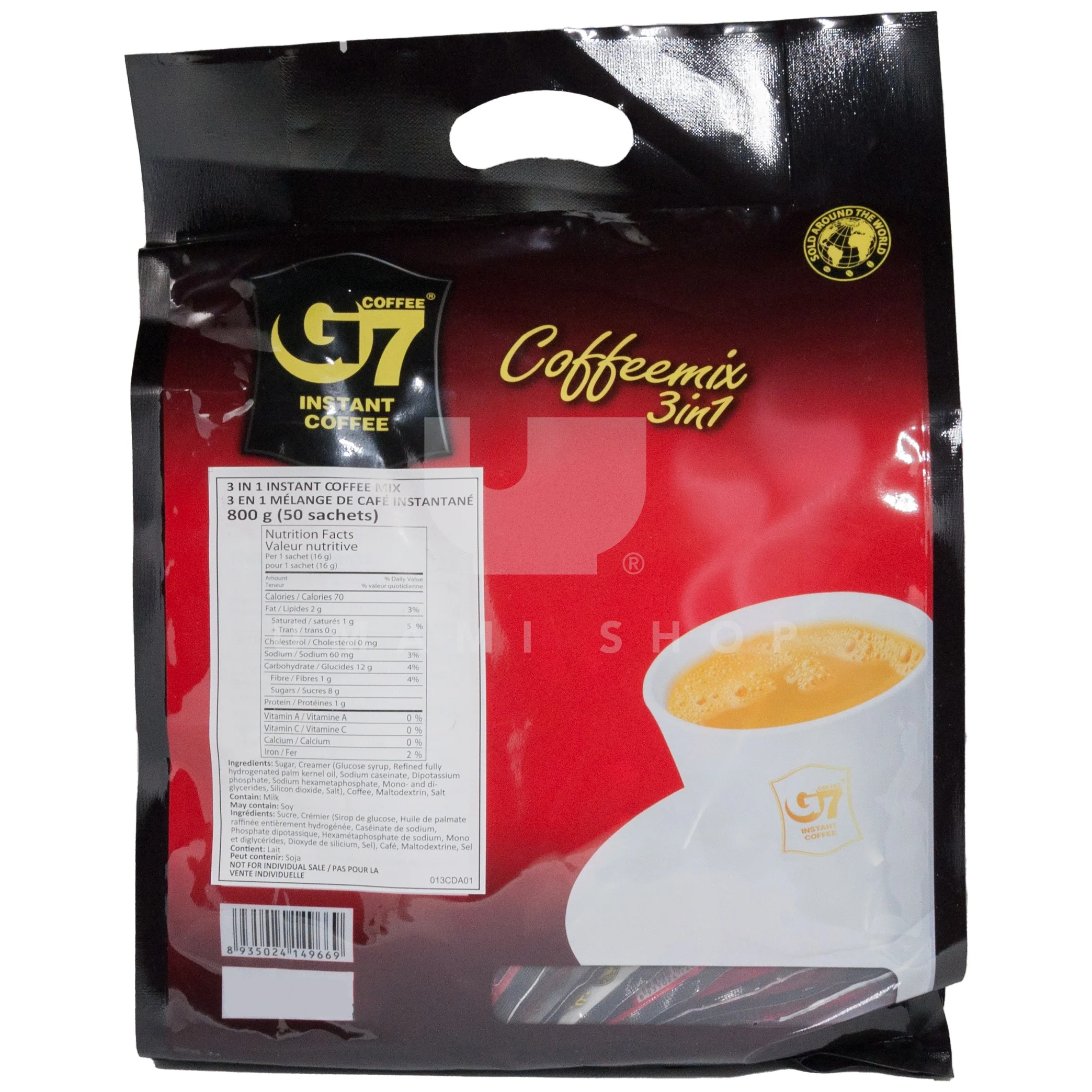 Vietnamese Coffee G7 3in1 Mix (50xPack) - Image 2