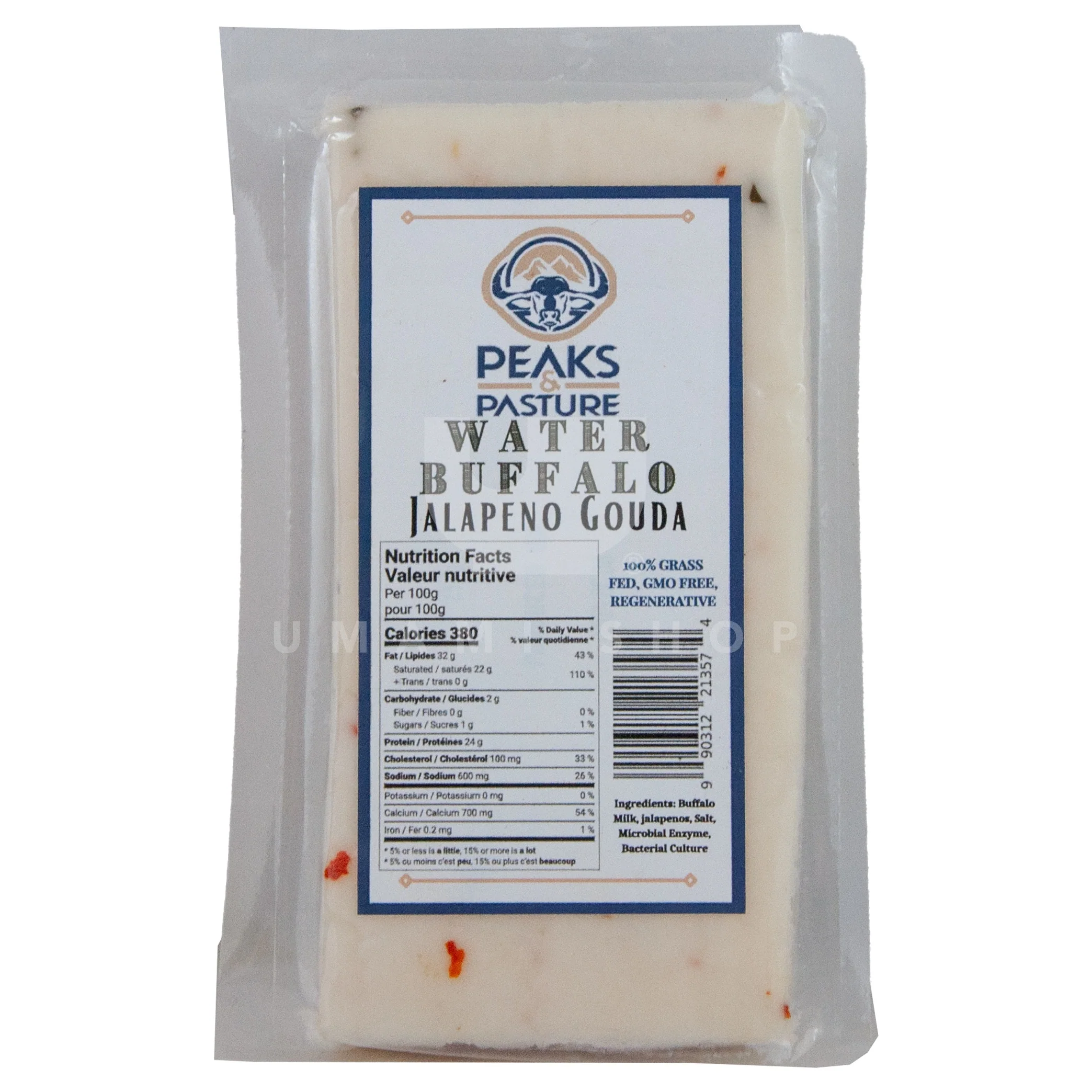 Water Buffalo Jalapeno Gouda (Local)