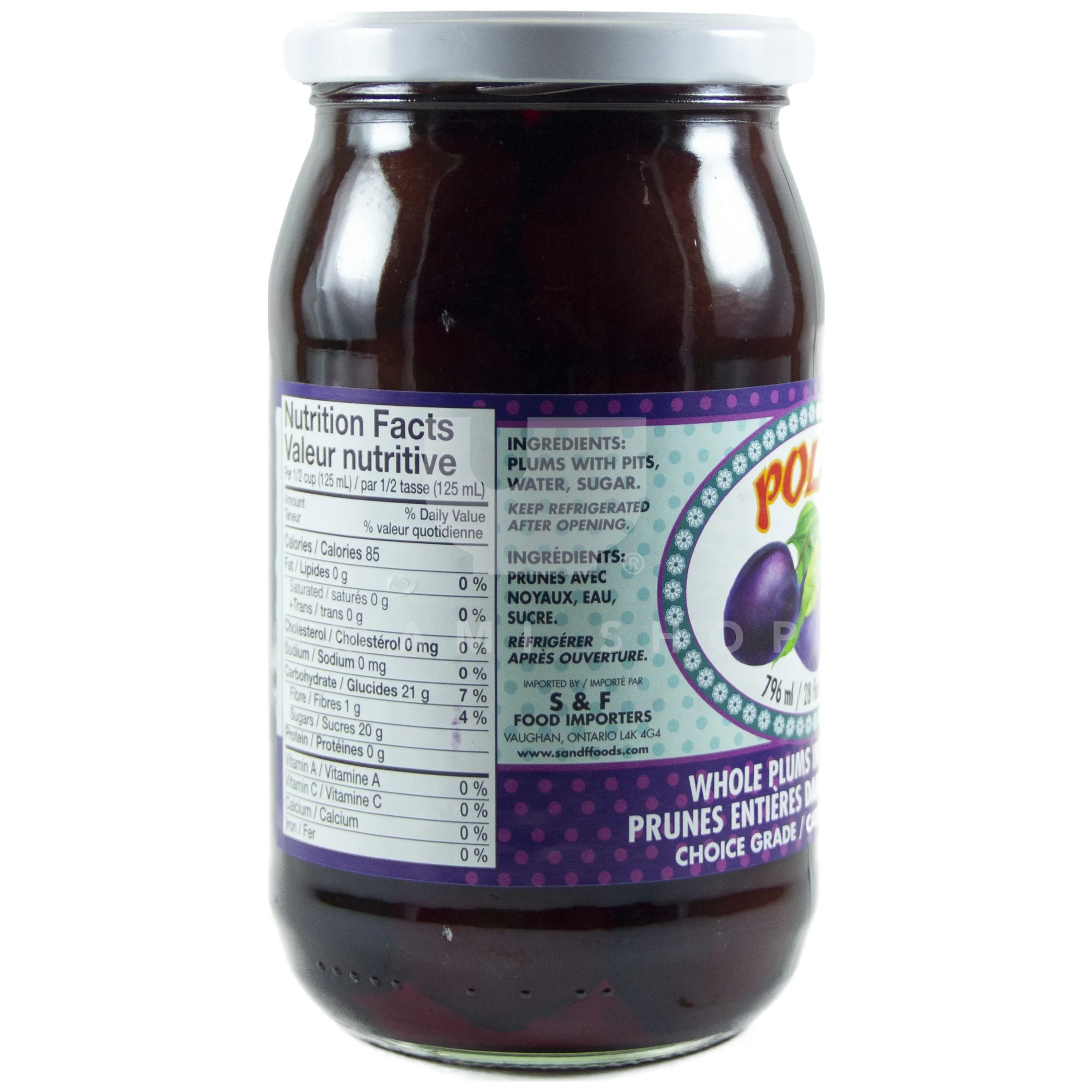 Whole Plums in Light Syrup - Image 2