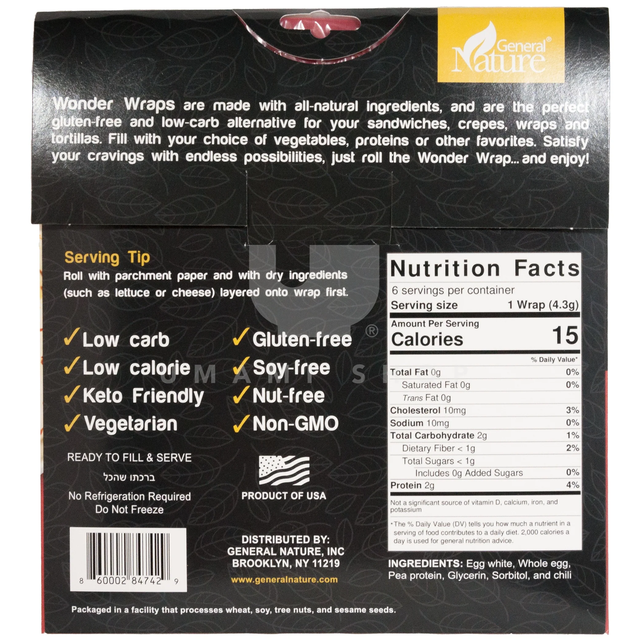 Wraps Hot Chili Low Carb (GF) - Image 2