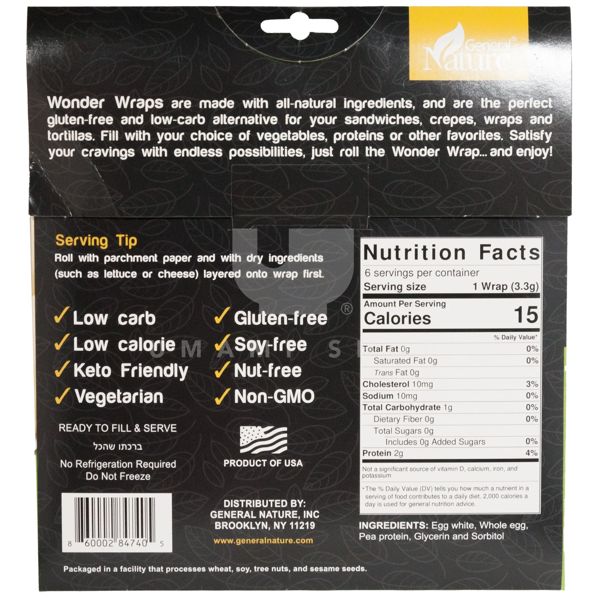 Wraps Original Low Carb (GF) - Image 2