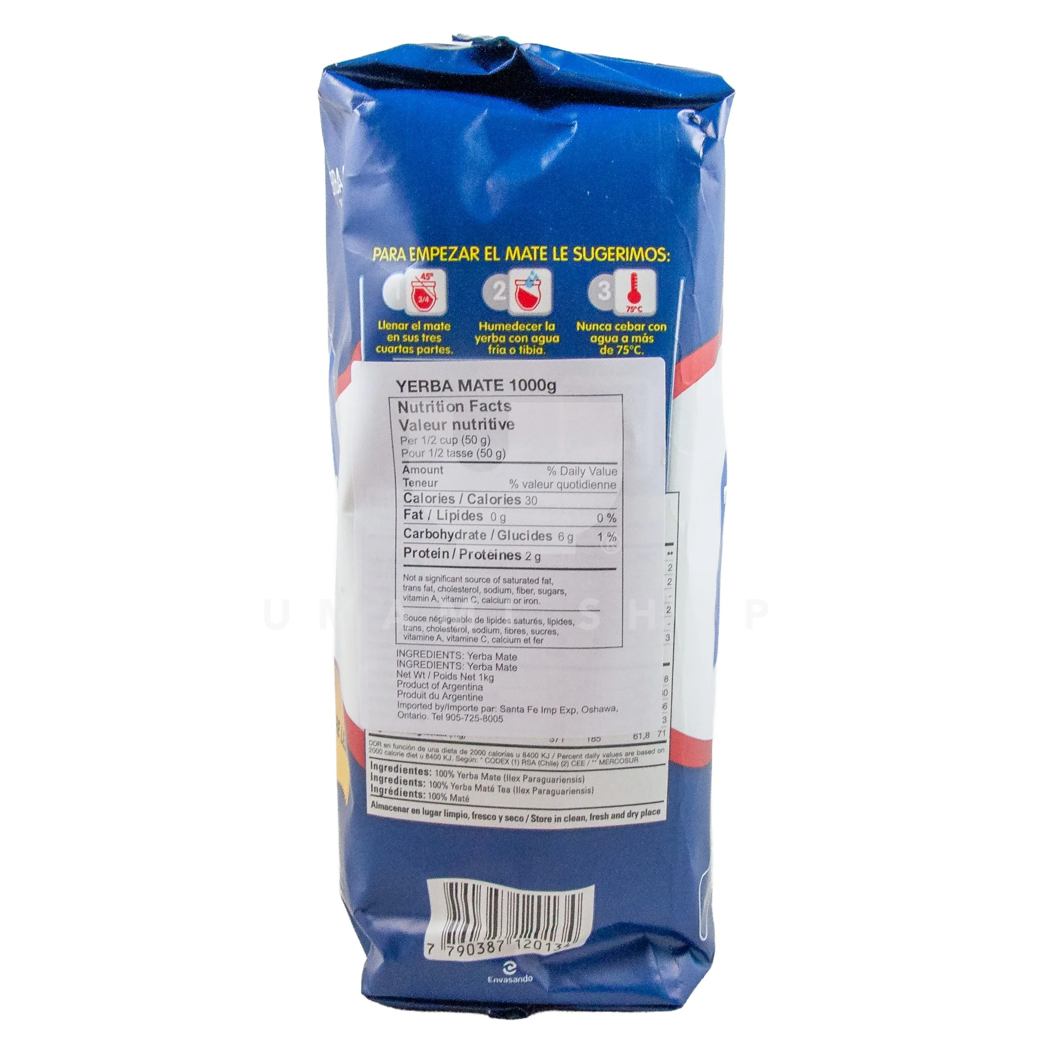 Yerba Mate (Dark Blue) Sin Palo - Image 2