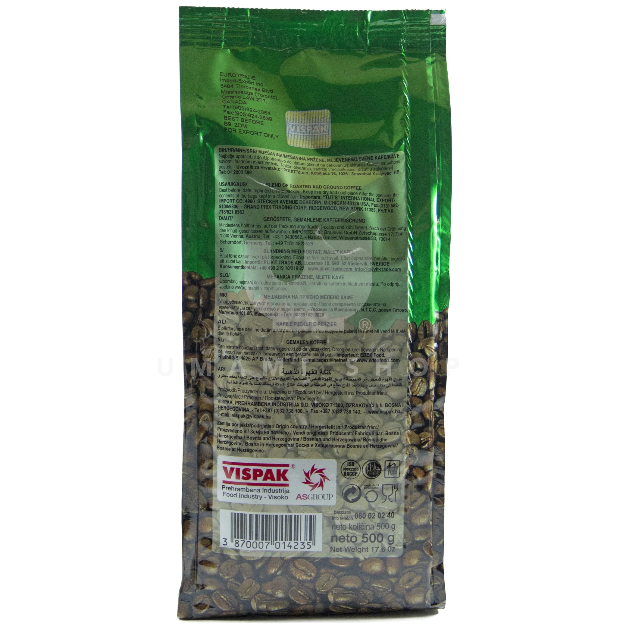 Zlatna Bosnian Coffee 17.6oz - Image 2